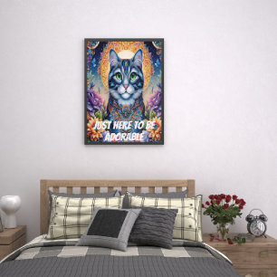 Bara här för att vara vänlig poster