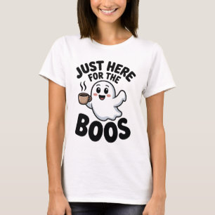 Bara här för Boos Funny Ghost T-Shirt   Cute