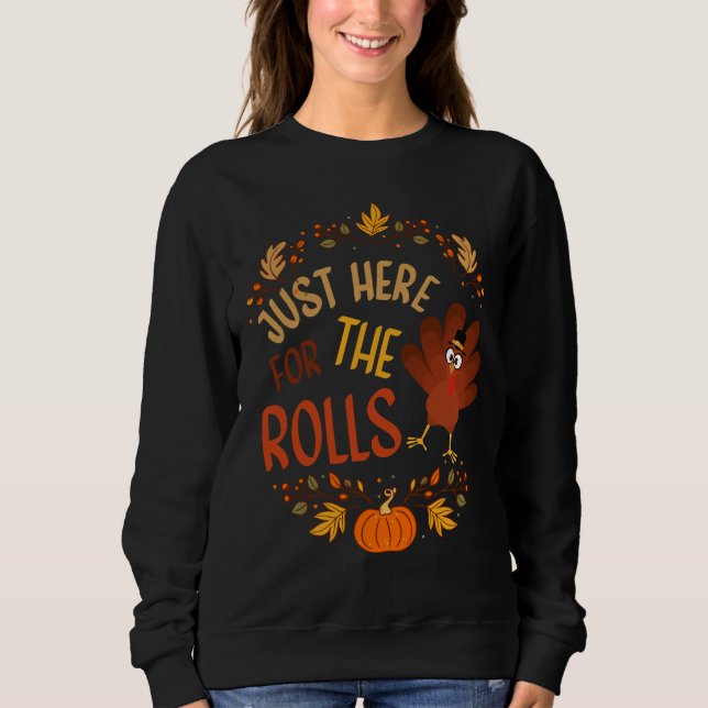 Bara här för bullarna t shirt (Framsida)