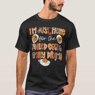 Bara här för de änglakakor Familjedrama Tack T Shirt