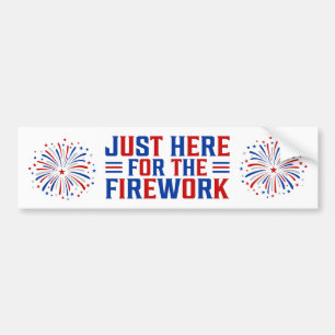 Bara här för Fireworks roligt för ett par. Bildekal