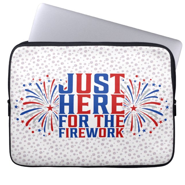 Bara här för Fireworks roligt för ett par. Laptop Fodral (Framsidan)