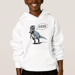 Bara här för Roar - Retro Dinosaur T Shirt