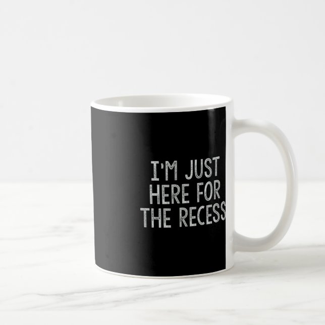 Bara här för Roligten Recess Back to school Kaffemugg (Höger)