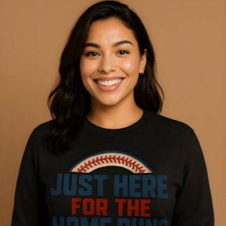 Bara här för Springa hemma T Shirt
