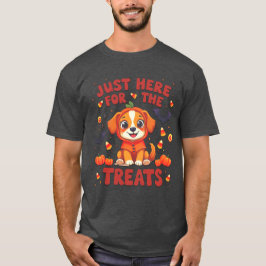 Bara här för Treats Halloween T Shirt