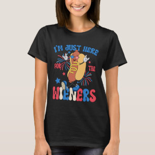 Bara här för Weiners 4:e juli... T Shirt
