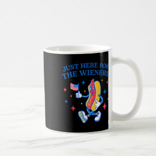 Bara här för Wiener 4:e juli-Hetten Hund 4 Kaffemugg