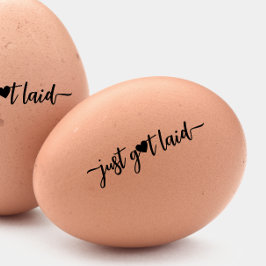 Bara har lade ägg mini frimärke självfärgande stämpel