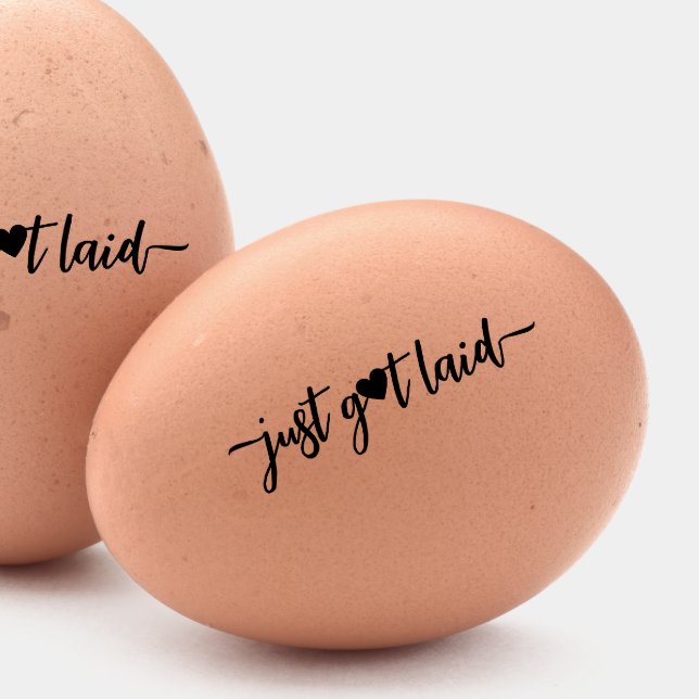 Bara har lade ägg mini frimärke självfärgande stämpel (Skapare uppladdad)