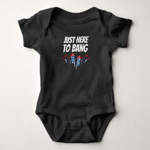 Bara här till bang 4 juli T-Shirt