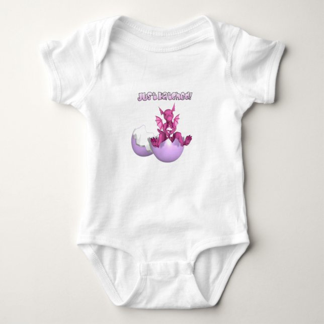 Bara Hatched Girl Dragon T-shirt (Framsida)