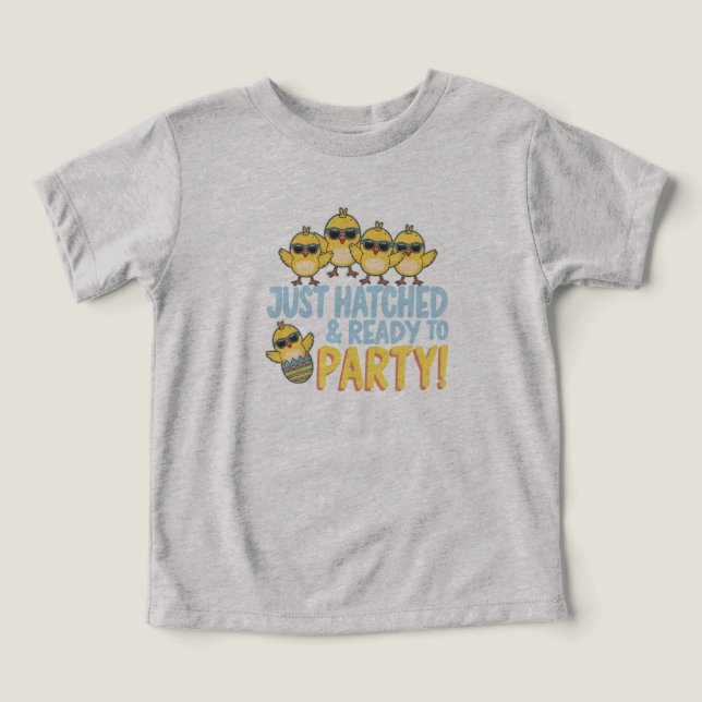 Bara Hatched och Redo till Party! T Shirt (Design Framsida)