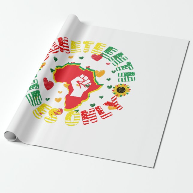 Bara hedra friheten, 16:e vibes! presentpapper (Utrullad)