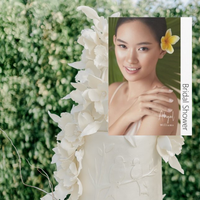 Bara hennes moderna foto-Möhippa Inbjudningar (Skapare uppladdad)