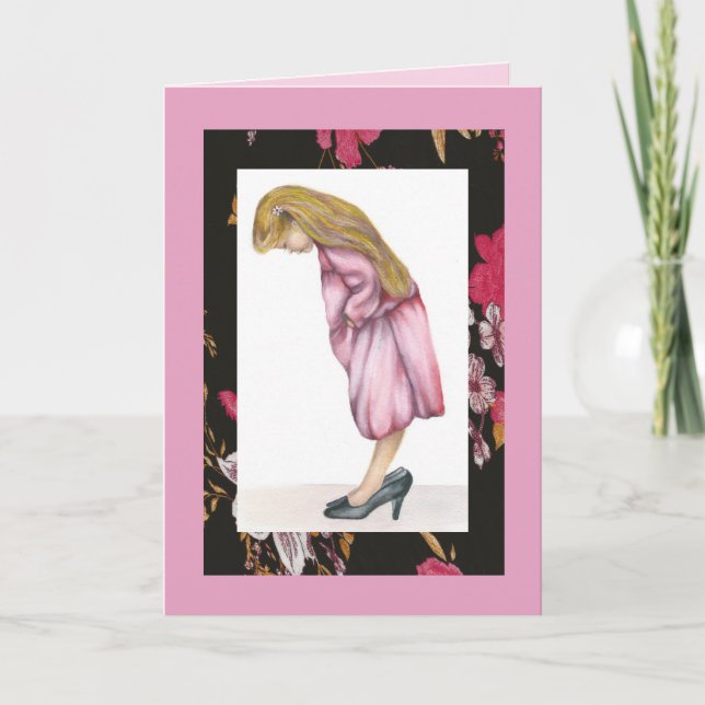 Bara hennes storleka, Grattis på födelsedagen Kort (Framsida)