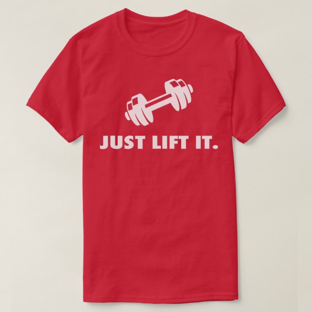Bara Hiss IT Motivative Bodybuilding Workout Manar T Shirt (Design framsida)