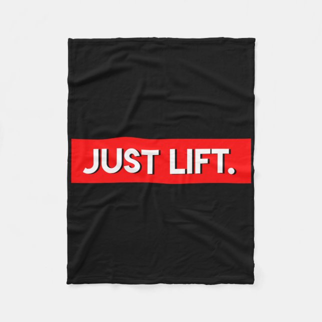 Bara Hiss Powerlift Bodybuilding Gift-sport Fleecefilt (Framsidan)