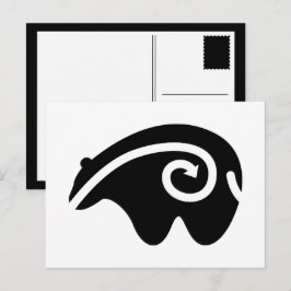 bära hjärtsten vykort