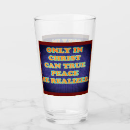 Bara i Kristus kan verklig fred förverkligas. Glaskopp