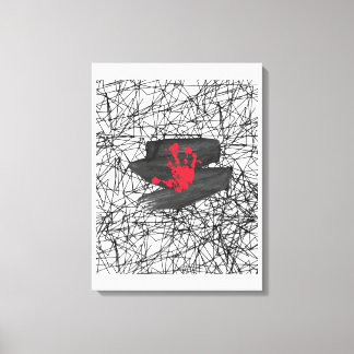 Bara i universums vakuum canvastryck