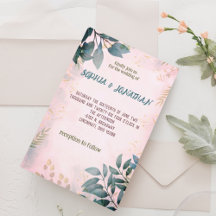 Bara inbjudan till Eucalyptus Greenery Wedding