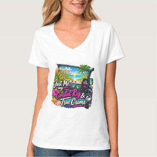 Bara jag, min vita kustbil & riktiga brott t shirt
