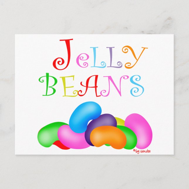 Bara Jelly Beans Vykort (Framsida)