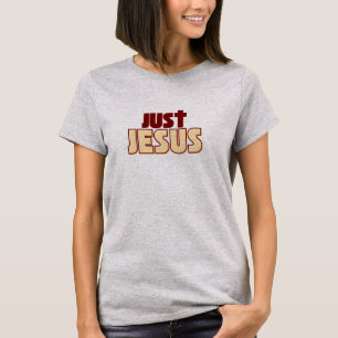Bara Jesus Burgundy Christian T Shirt