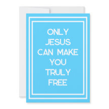 Bara Jesus kan göra dig fri från kristligt budskap