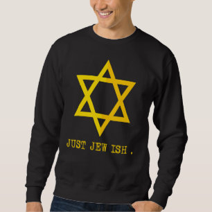 Bara Jew Ish Superskoj Joke Sarcastic Jew Quote Lång Ärmad Tröja