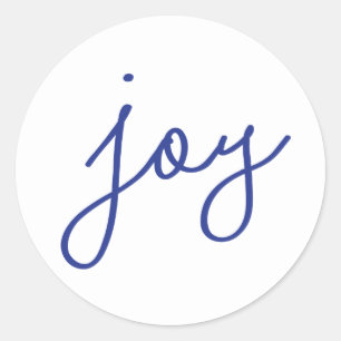 Bara Joy Sticker Runt Klistermärke