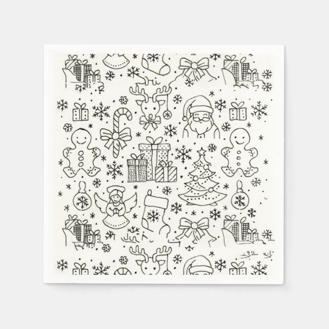 Bara jul pappersservett (Framsidan)