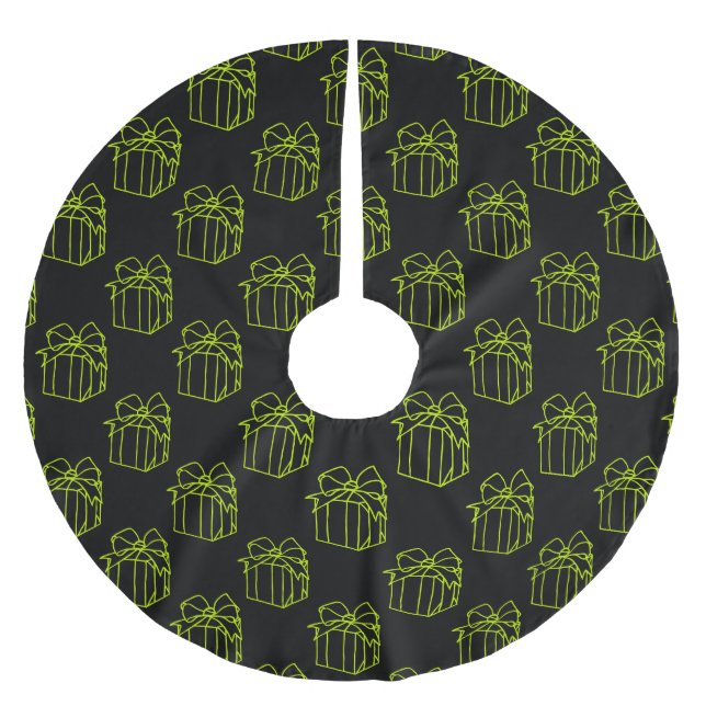 Bara julinsamling - aktuell julgransmatta borstad polyester (Framsidan)