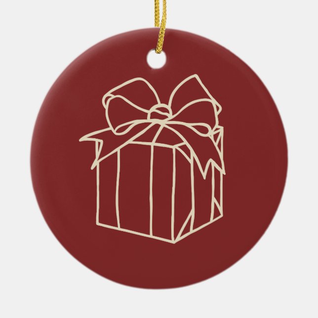 Bara julinsamling - aktuell julgransprydnad keramik (Framsidan)