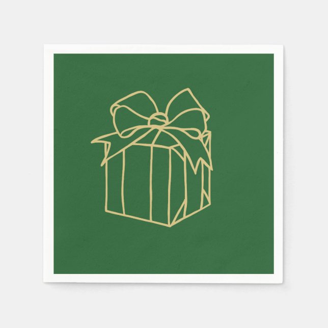 Bara julinsamling - aktuell pappersservett (Framsidan)