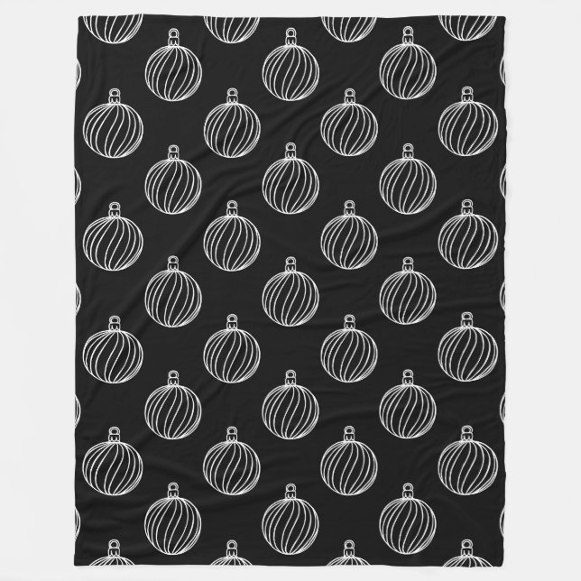 Bara julinsamling - Bauble Fleecefilt (Framsidan)