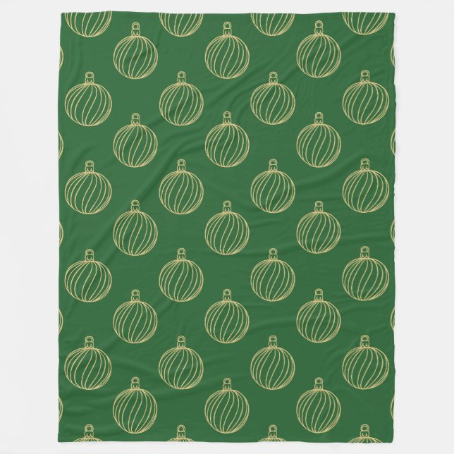 Bara julinsamling - Bauble Fleecefilt (Framsidan)