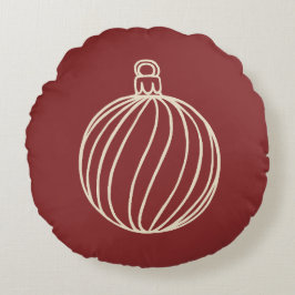 Bara julinsamling - Bauble Rund Kudde