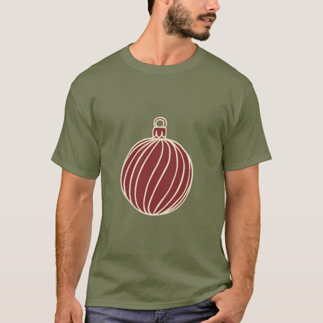 Bara julinsamling - Bauble T Shirt (Framsida)