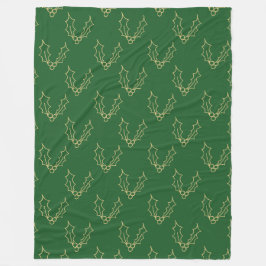 Bara julsamling - Holly Fleecefilt