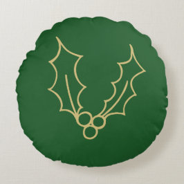 Bara julsamling - Holly Rund Kudde