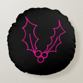 Bara julsamling - Holly Rund Kudde