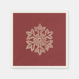 Bara juluppbörd - snöflingor pappersservett