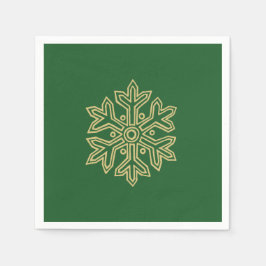 Bara juluppbörd - snöflingor pappersservett