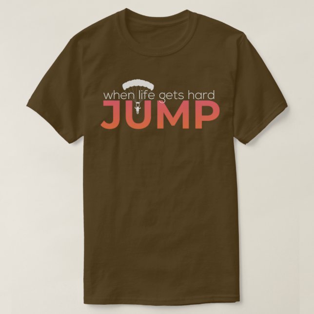 Bara Jump och Skydive T Shirt (Design framsida)
