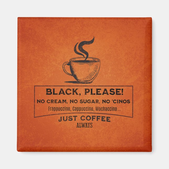 Bara kaffe magnet (Framsidan)