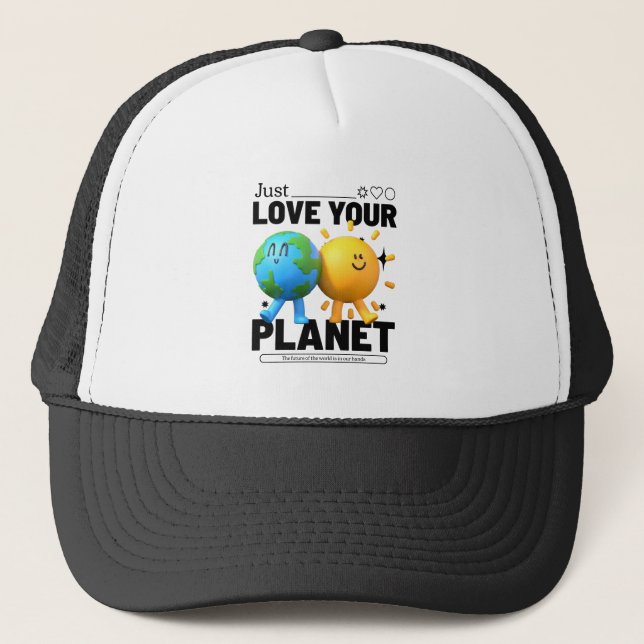 Bara Kärlek din planet Keps (Framsida)