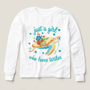 Bara kärlek sköldpaddor t shirt
