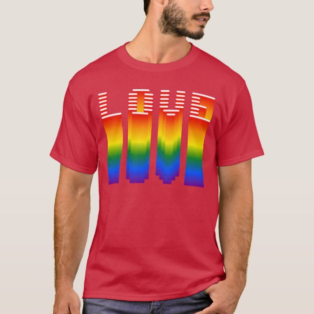 Bara kärlek tjej t shirt (Framsida)